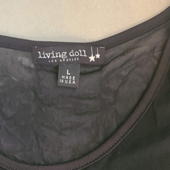 Black Sequin Living Doll Los Angeles Dress - Picture 5 of 10